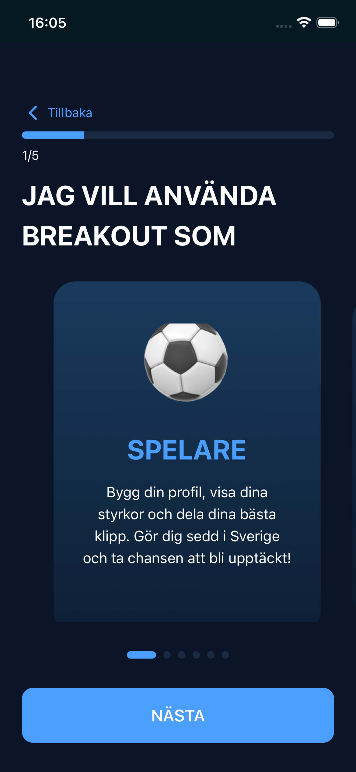 Översikt av Breakout appen